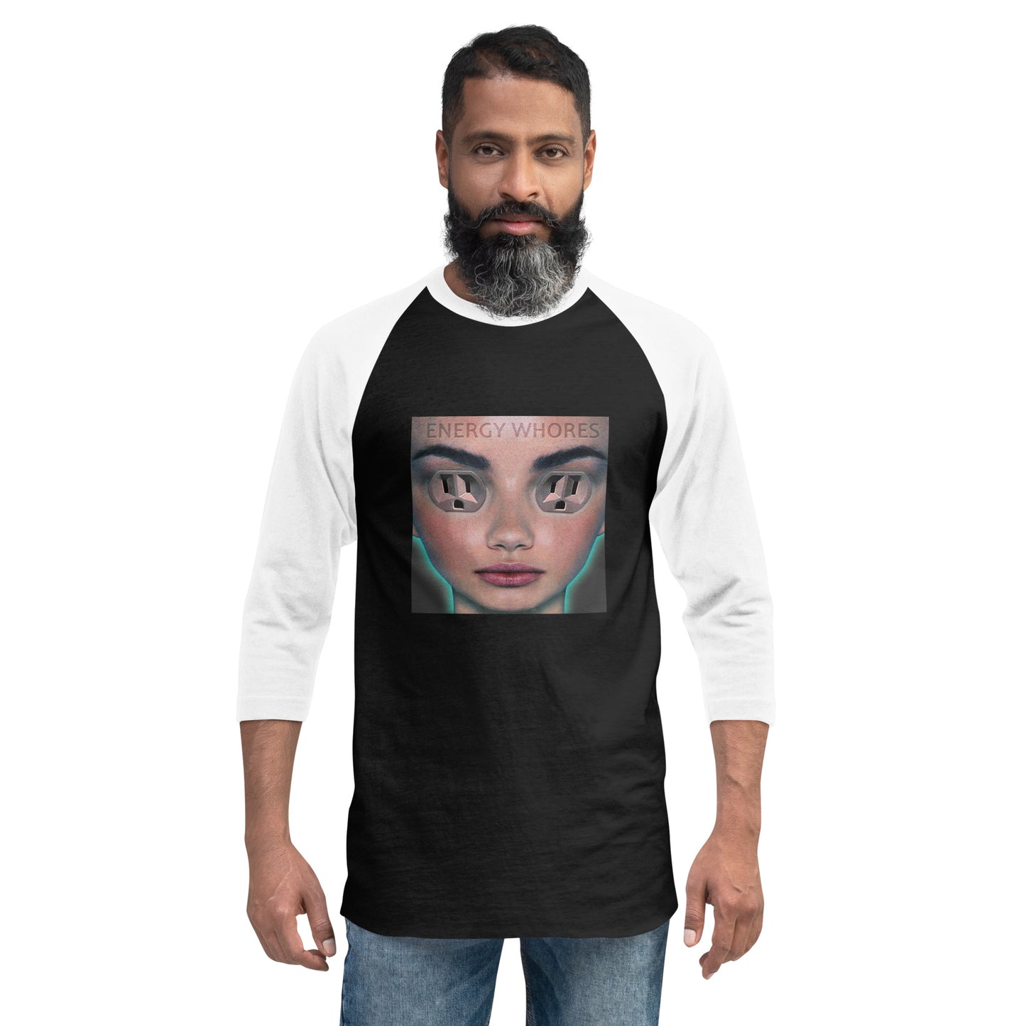 3/4 sleeve raglan shirt