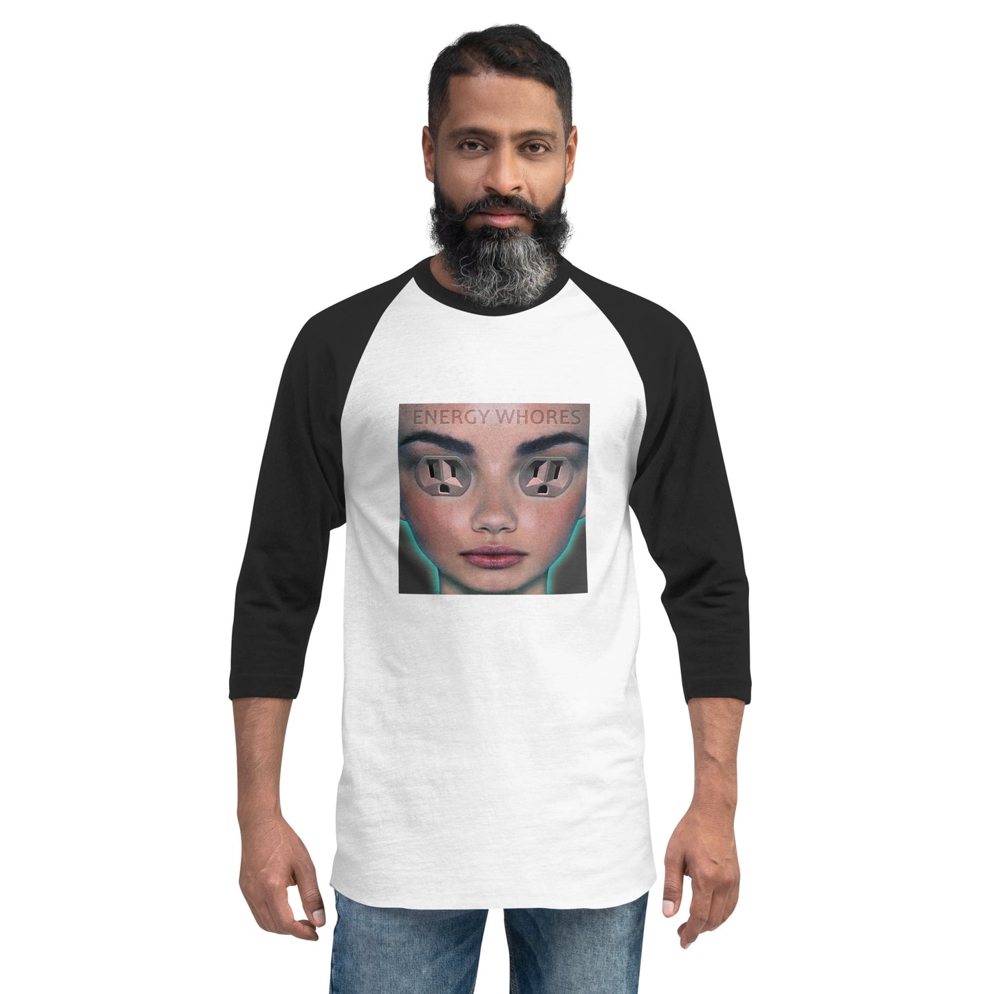 3/4 sleeve raglan shirt
