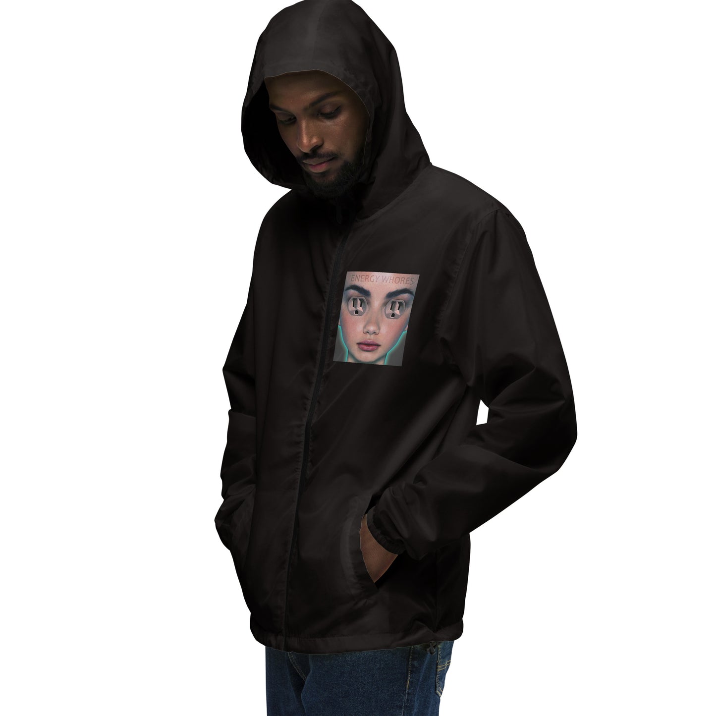 Unisex lightweight zip up windbreaker